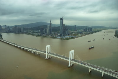 View of city at waterfront