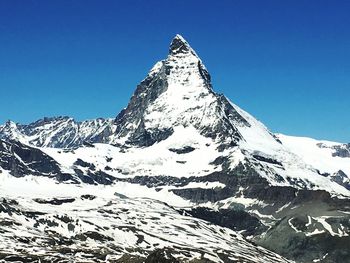 Close-up of mountain against sky