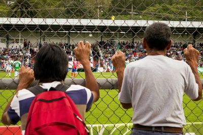 People in stadium