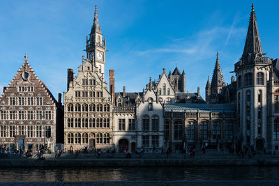 View of cathedral in city against sky