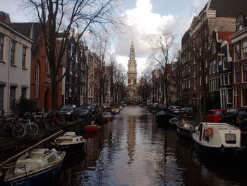 Canal along buildings