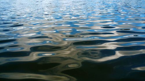 Full frame shot of rippled water