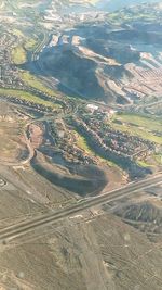 Aerial view of landscape