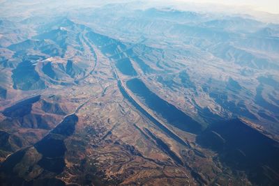 Aerial view of landscape