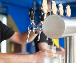 Man working at bar