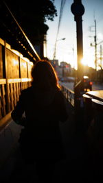 Woman standing in park