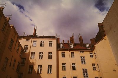 Low angle view of building against sky