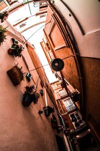 Low angle view of traditional building against sky