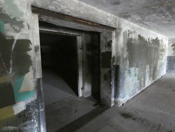 Interior of abandoned building