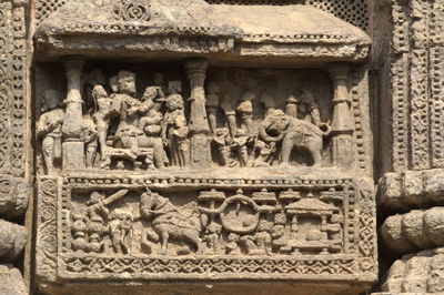 View of buddha statue in temple