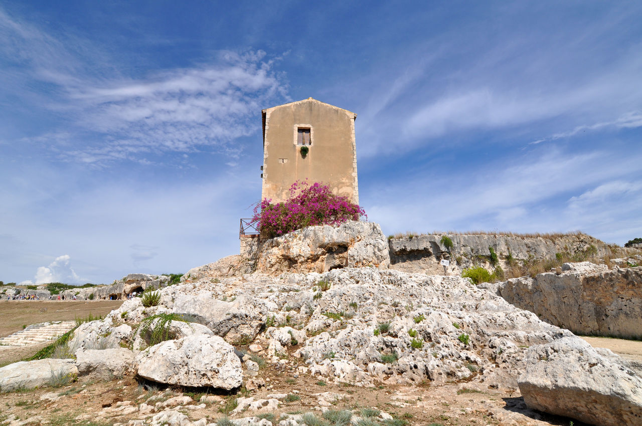 BUILT STRUCTURE ON COUNTRYSIDE LANDSCAPE