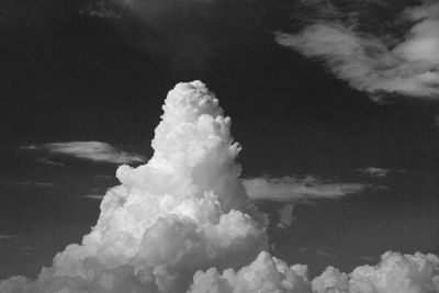 Low angle view of cloudy sky