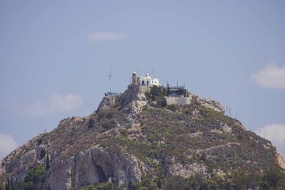 The top of mount lycabettus, as seen from athens acropolis