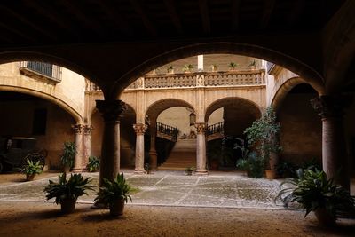 Archway of building