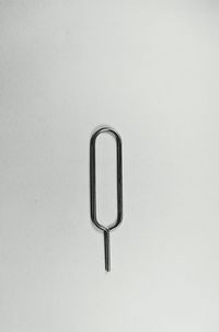 High angle view of lamp against white background