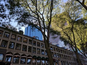 Low angle view of building against sky