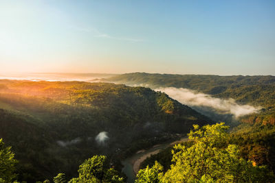 Scenic view of landscape against sky