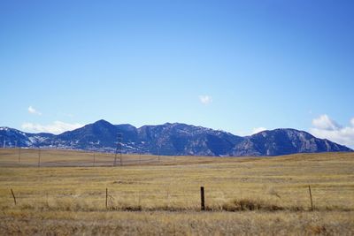 Scenic view of landscape against sky