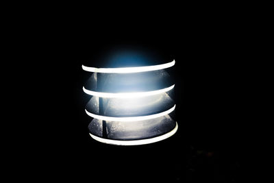 Close-up of object over black background