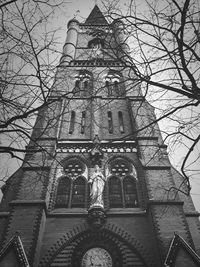 Low angle view of church against sky