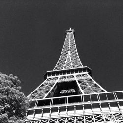 Low angle view of metal structure