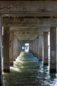 View of pier over sea