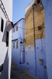 Built structure against blue sky