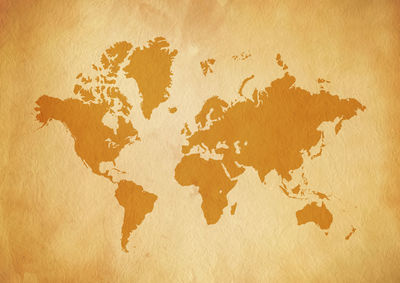 High angle view of text on wall