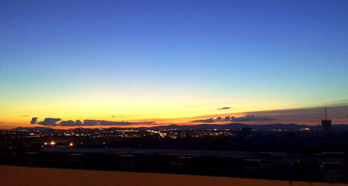 Cityscape at dusk