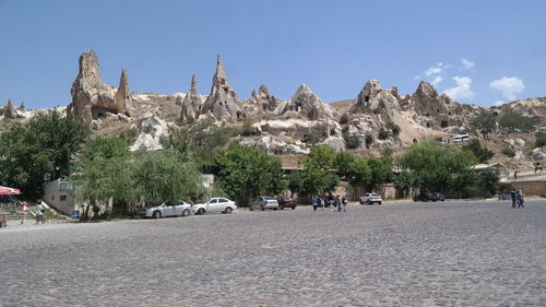 Panoramic view of city against sky