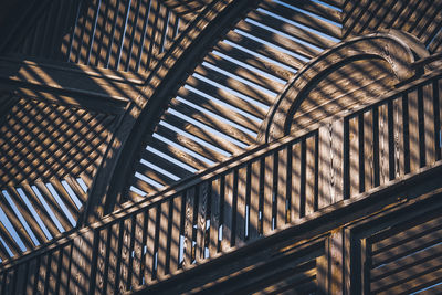 Full frame shot of wooden ceiling