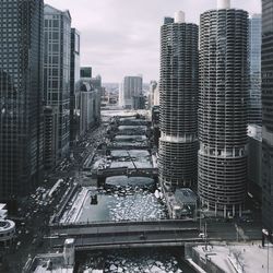 Buildings in city