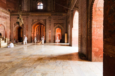 Entrance of historic building