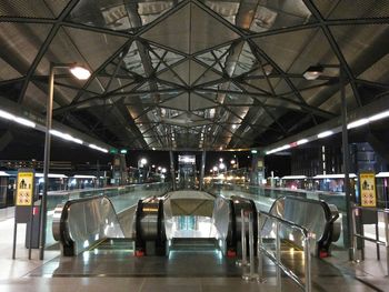 Interior of subway station