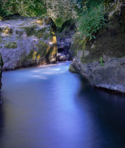 River flowing amidst rocks