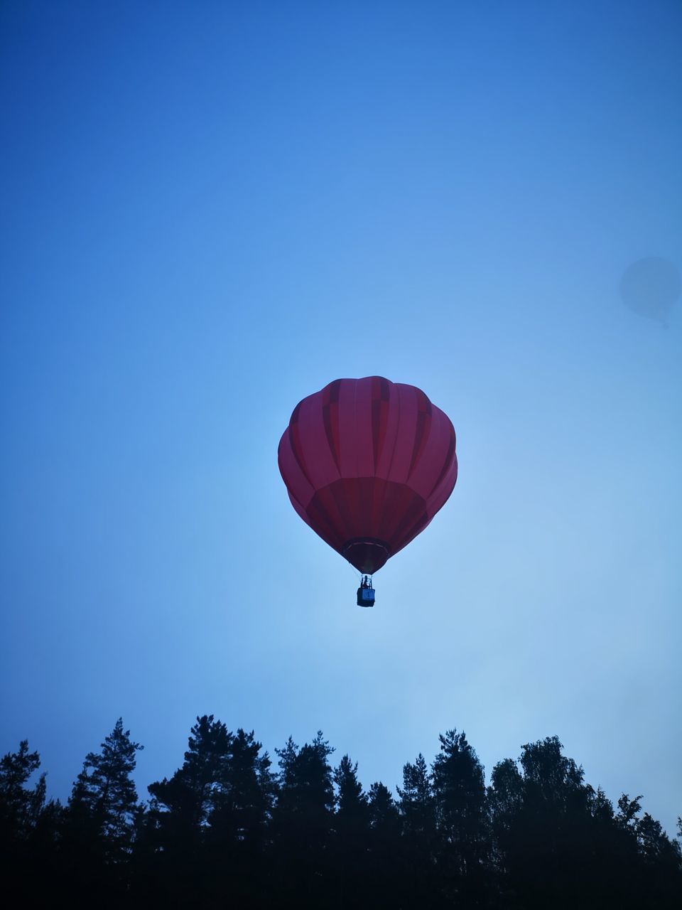 LOW ANGLE VIEW OF HOT AIR BALLOON AGAINST SKY