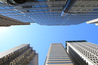 Low angle view of modern building