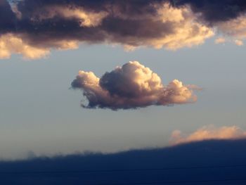 Scenic view of sky during sunset