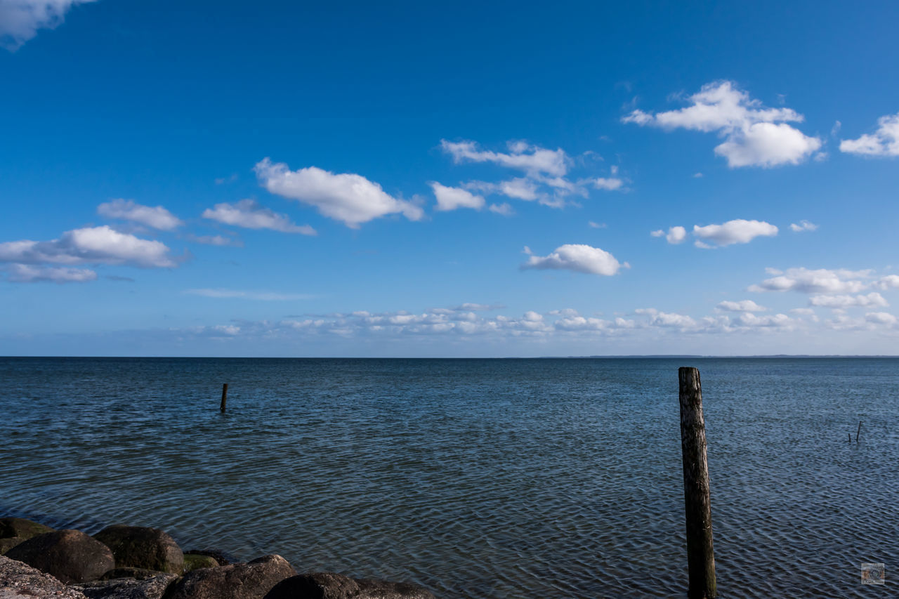 PANORAMIC VIEW OF SEA AGAINST SKY