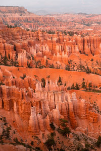 View of rock formations