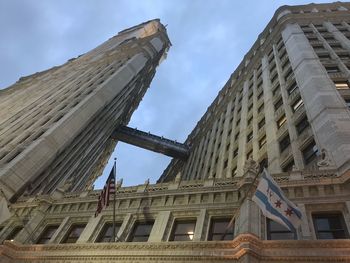 Low angle view of building against sky