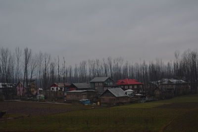 Houses against sky