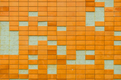 Full frame shot of tiled wall