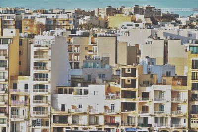 Full frame shot of residential buildings