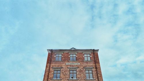 Low angle view of building against sky