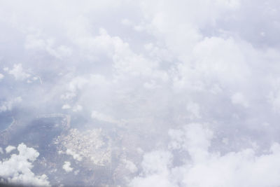 Low angle view of clouds in sky