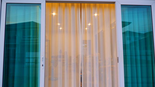 Beautiful curtains  door