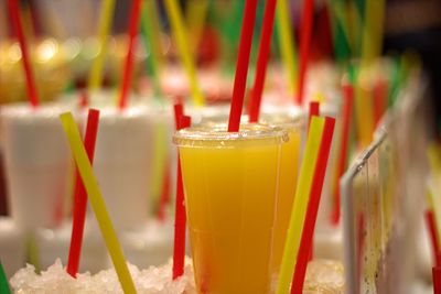 Close-up of drink on table