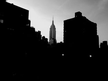 Low angle view of buildings against sky
