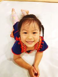 Portrait of a smiling girl